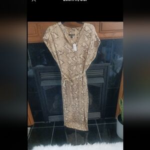 Banana Republic 100% Silk Serenade Shirt Dress, washable